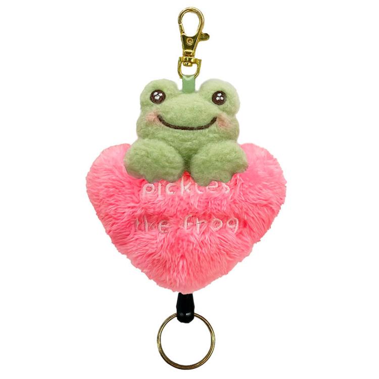 ピクルス ぬいぐるみリール 218575 スマイルハート カエル かえる pickles the flog