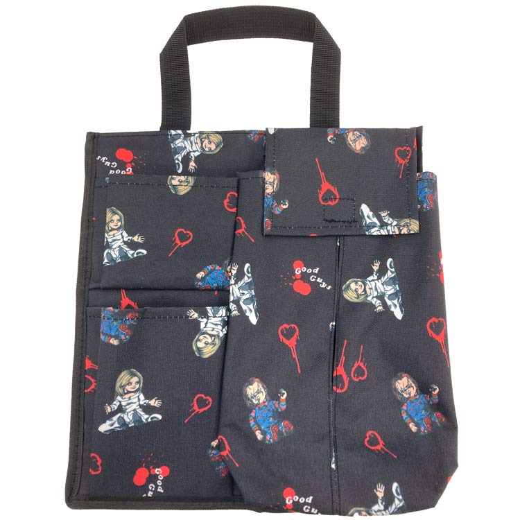 チャッキー 収納付きティッシュケース クレイジーインラブ 013227 カー用品