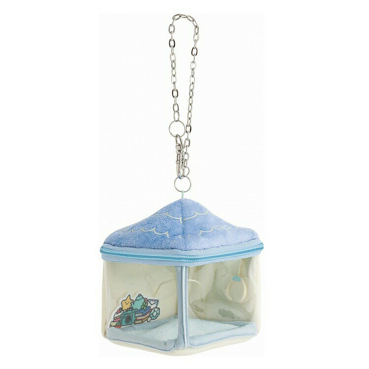 すみっコぐらし ここがおちつくおでかけすみっコ すみっコのおきにいり すみっコぐらしコレクション クリアポーチ お家型 ぬいぐるみ用 お部屋