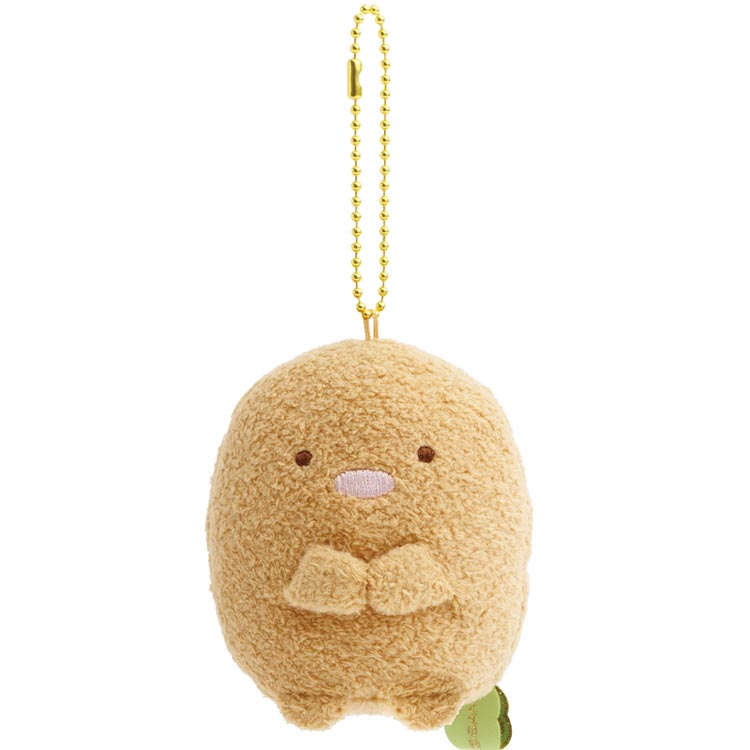 すみっコぐらし ずっといっしょぬいぐるみ とんかつ ぬいぐるみキーホルダー ブラウン 【お1人様3点限り】