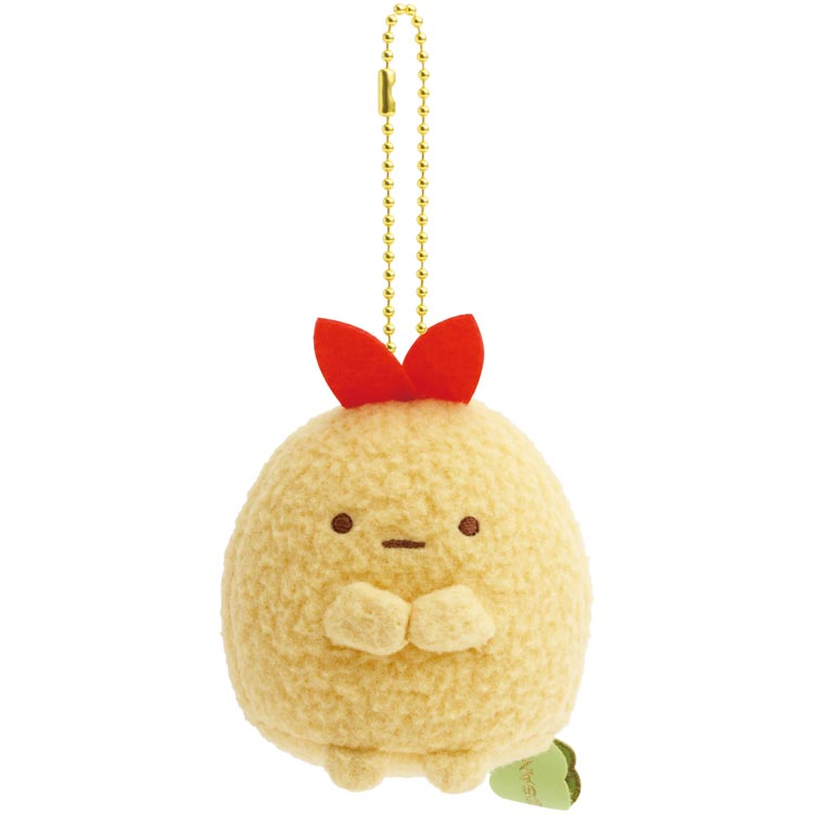すみっコぐらし ずっといっしょぬいぐるみ えびふらいのしっぽ ぬいぐるみキーホルダー ブラウン 【お1人様3点限り】