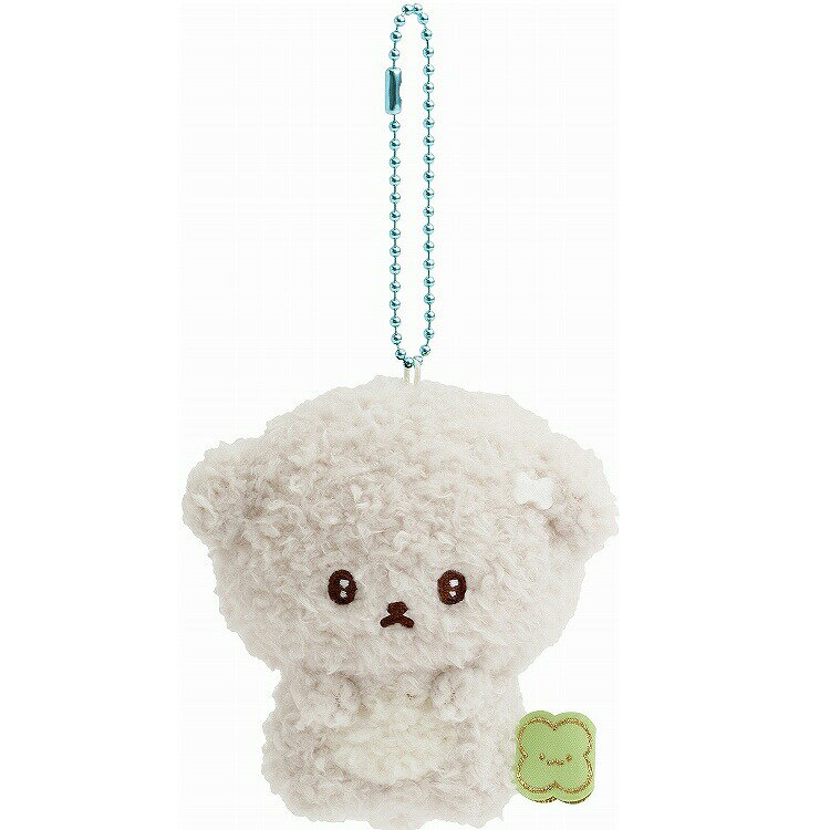 乐天商城 - いしよわちゃん ずっといっしょぬいぐるみ ぬいぐるみキーホルダー 犬 意志弱い たれ耳 ホワイト グレー 【お1人様3点限り】