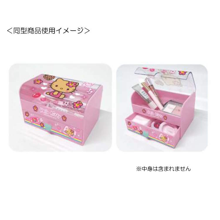 ハローキティ ファンシー小物入れ ゼブラ 小物入れ 卓上収納 コスメ入れ 文具入れ ...