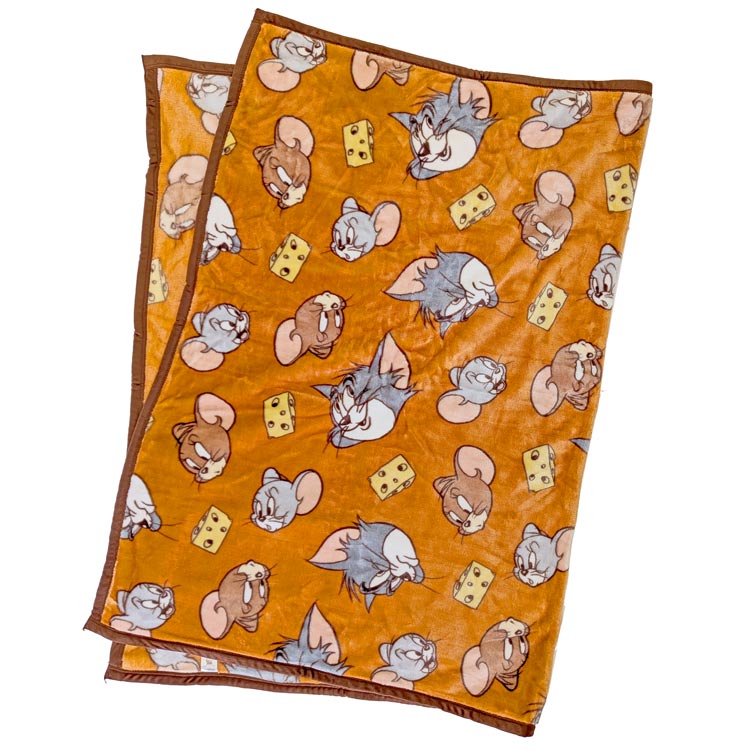 トムとジェリー ポリエステルマイヤー毛布 ウォームチーズ 880861 ウインターアイテム トムジェリ