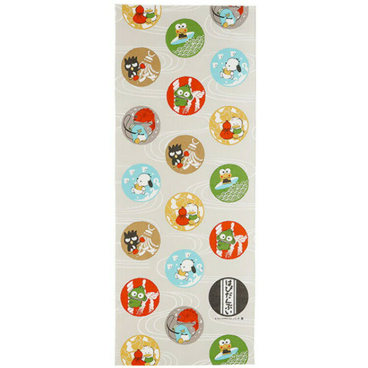 はぴだんぶい 手ぬぐい はぴだんぶいと和柄 443035 和雑貨 SANRIO サンリオキャラクターズ 丸眞