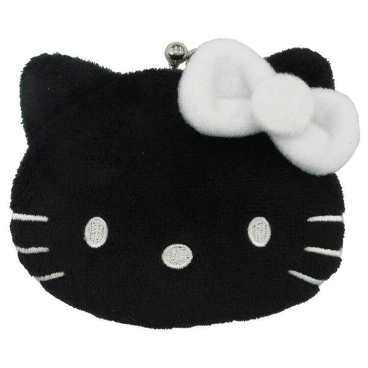 ハローキティ キャラがま ブラック 056928 鈴付き SANRIO サンリオキャラクターズ ブラックキティ モノクロ