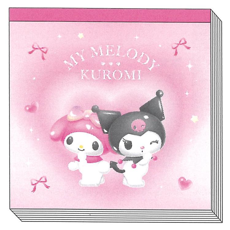 乐天商城 - マイメロディ&クロミ スクエアメモ ドリーム 036908 My Melody KUROMI サンリオ