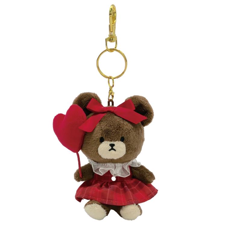 くまのがっこう チャームマスコット 220059 ハートチェック くまがく the bears' school