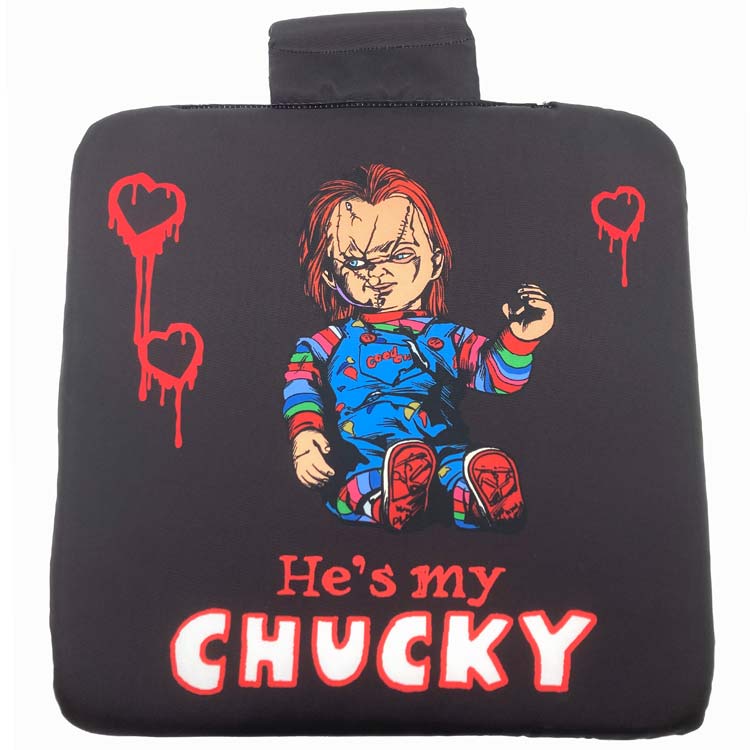 チャッキー シートクッション クレイジーインラブ 013197 カー用品