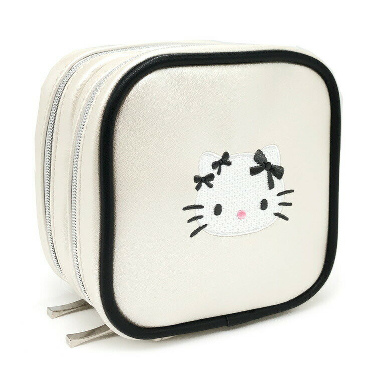 乐天商城 - ハローキティ スクエアポーチ ivory 386585 Hello Kitty サンリオ