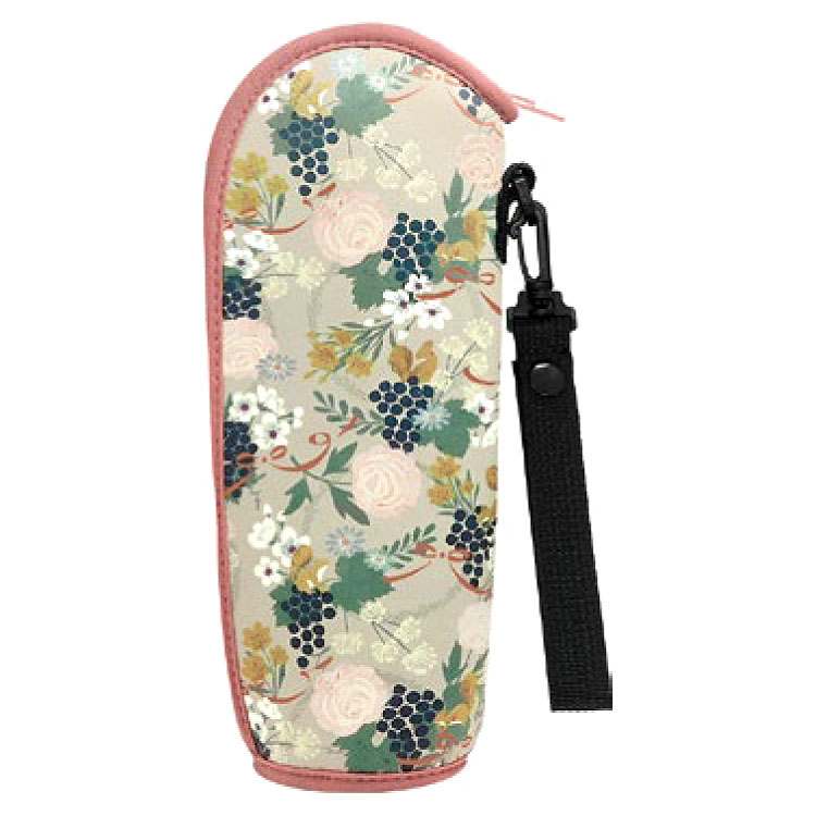 トモコハヤシ ソフトボトルケース リスと草花 050389 Velvetytime Tomoko Hayashi イラストレーター 林..