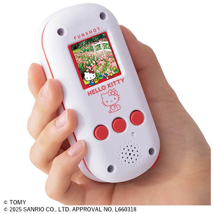 ハローキティ FUNSHOT ファンショット コンパクトカメラ フレーム スタンプ かわいい スマホ転送 SANRIO サンリオキャラクターズ