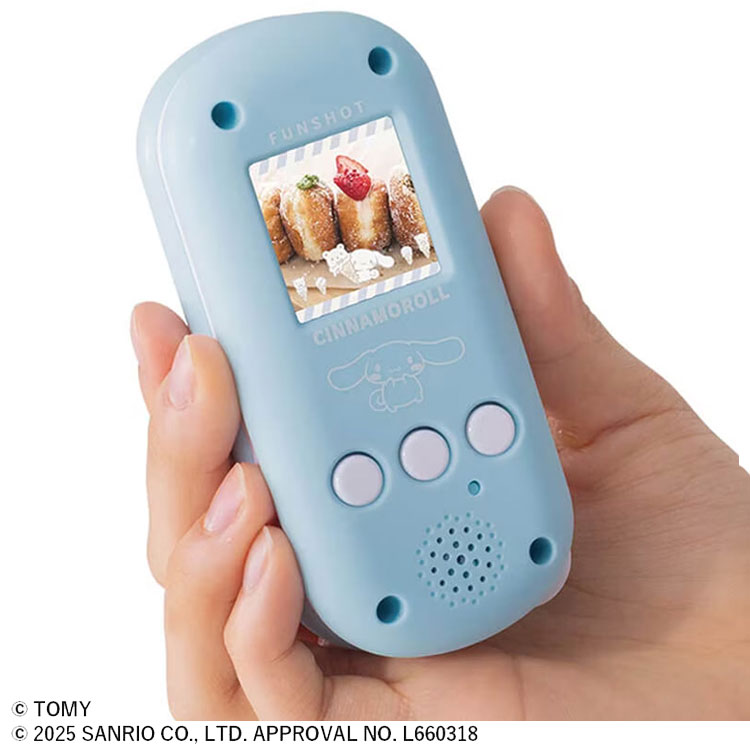 シナモロール FUNSHOT ファンショット コンパクトカメラ フレーム スタンプ かわいい スマホ転送 SANRIO サンリオキャラクターズ