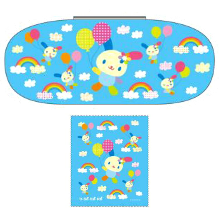 ウサハナ メガネケース BL 331996 クロス付 SANRIO サンリオキャラクターズ