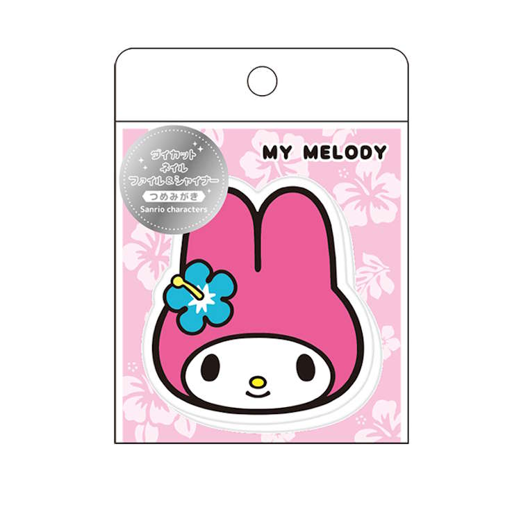 マイメロディ ダイカットネイルファイル&シャイナー 爪磨き つめみがき シャイナー面 ファイル面 361923