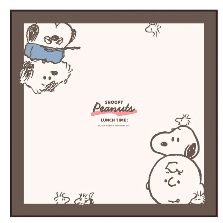 スヌーピー ランチクロス ぎゅっとよりあう A ランチマット お弁当包み 072038