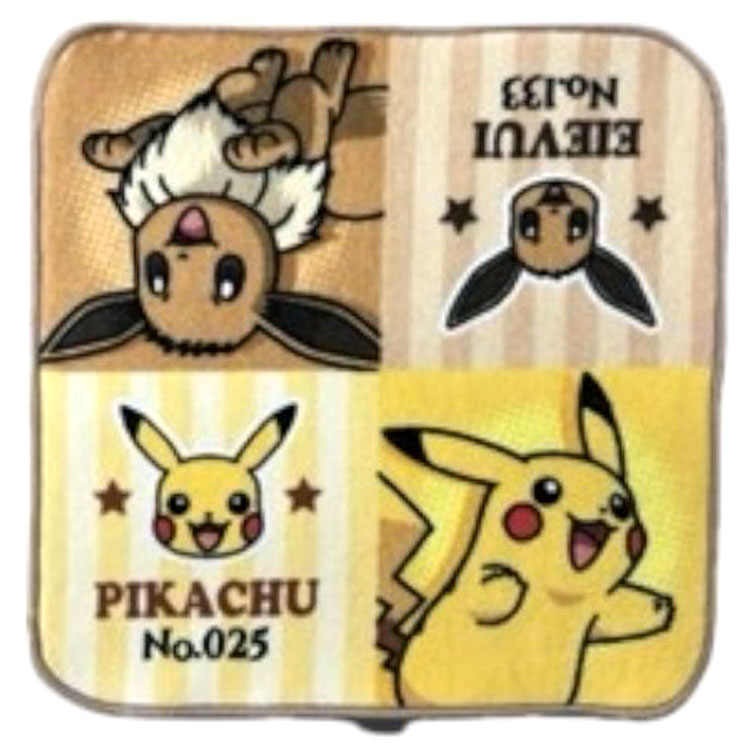 乐天商城 - ポケットモンスター P5113-01 プチタオル ピカチュウ・イーブイ 094852 pokemon ポケモン