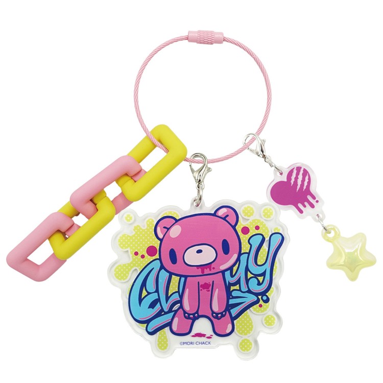 グル〜ミ〜 8203-515 じゃら×2チャーム PINK GLOOMY いたずらぐまのグルーミー