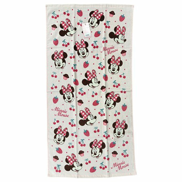 Bath Towel - ミニー コンパクトバスタオル 095118 アットテーブル Disney ディズニー