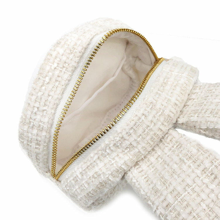 �ߥåե��� �ĥ����ɥ������åȥݡ��� WHITE 569155 TWEED & PEARL �ۥ磻�� ��