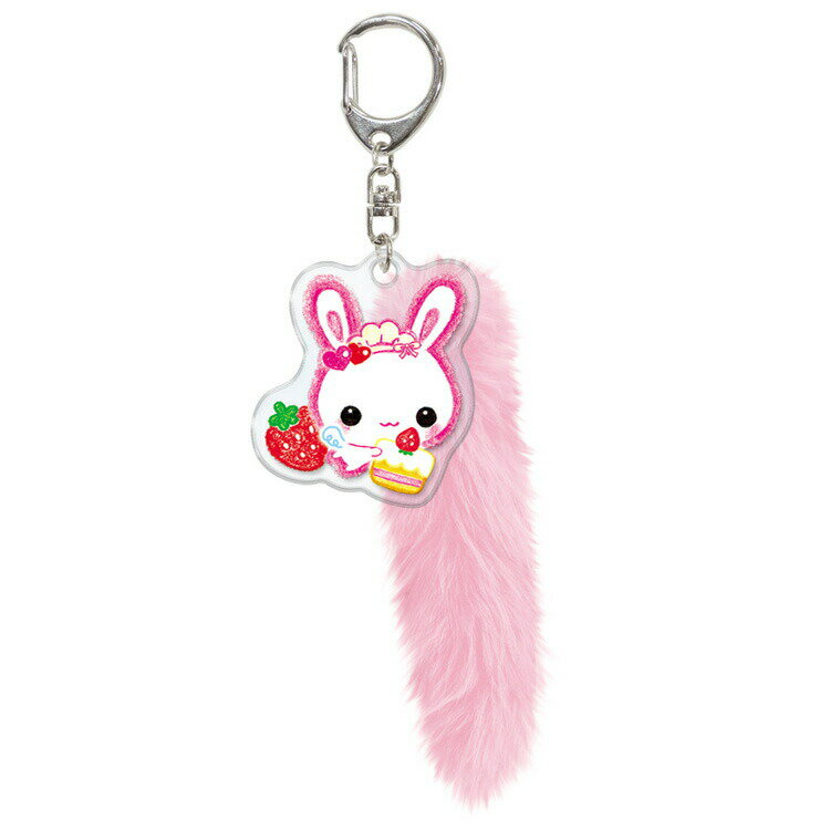フワフワらびちゃん しっぽ付きキーホルダー 363507 平成キャラクターアイテムコレクション(4.0)