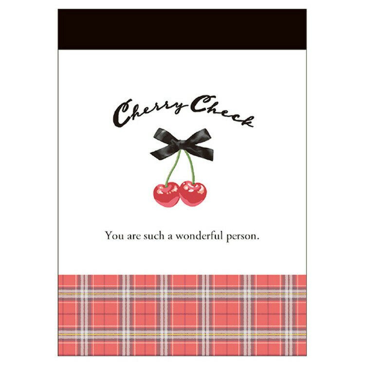 CherryCheck ミニメモ チェリーチェック 370222