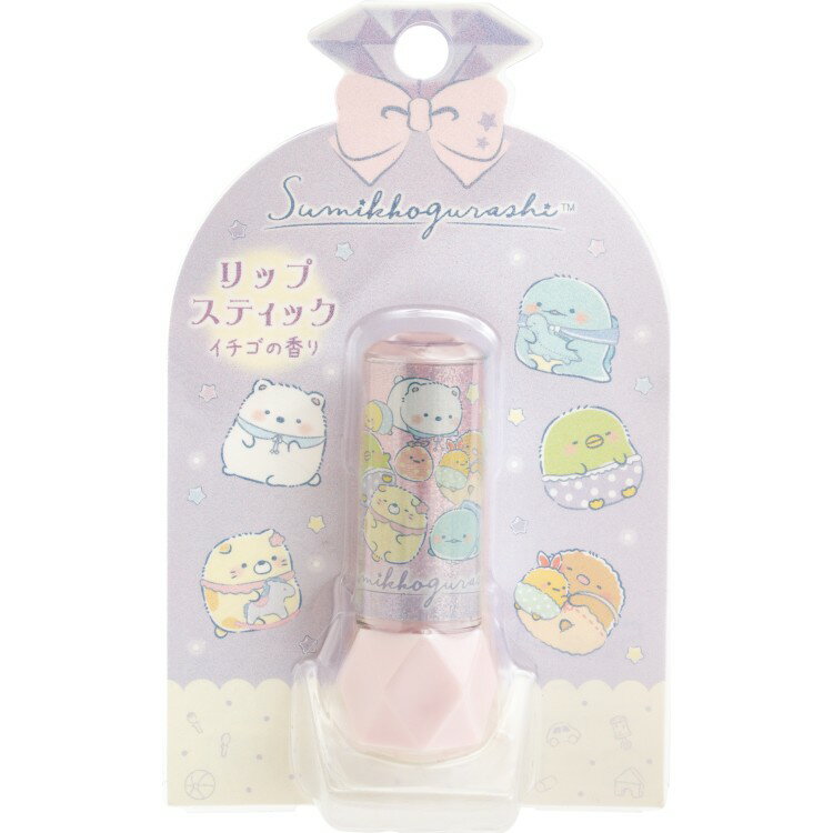 商品仕様大人もキッズも使いやすい！ ギフトとしてもぴったりなコスメアイテム♪ 【サイズ】約60×直径25mm 【仕様】イチゴの香り 【生産国】中国 【特長】キラキラかわいいダイヤ型の宝石みたいな容器がポイント♪特記事項※画像はあくまでも商品...