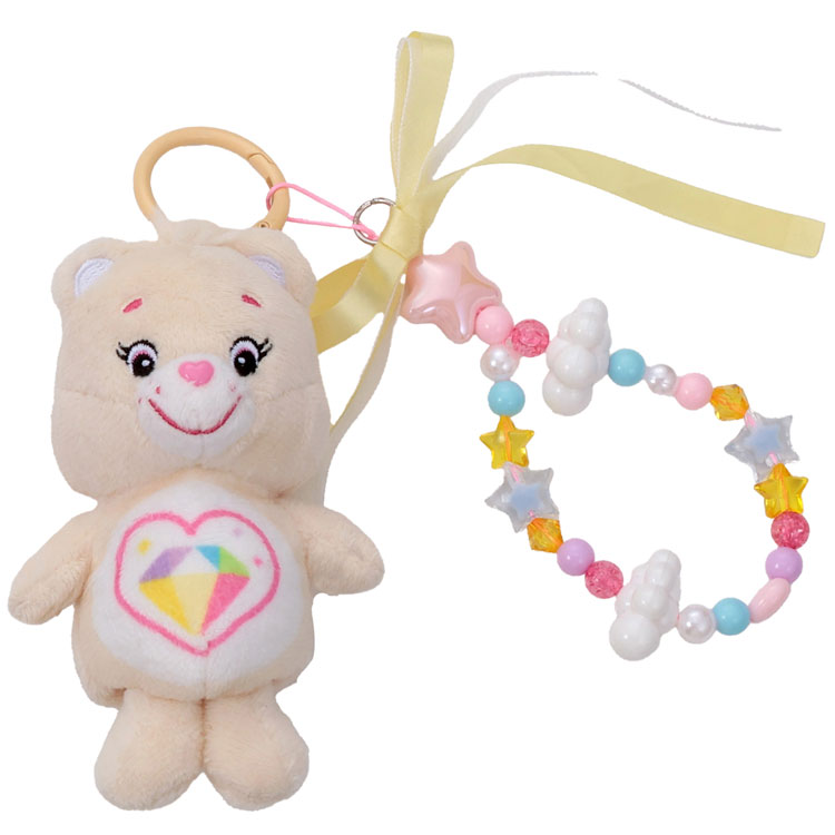 ケアベア ジャラチャム Sparkle Heart Bear 744833 Jara Cham スパークルハートベア キーホルダー キーリング
