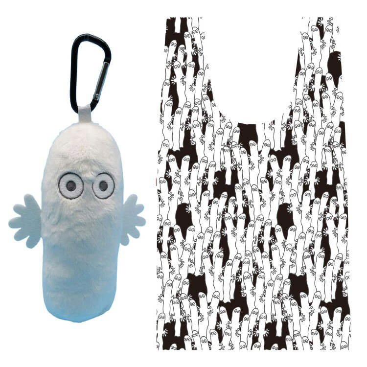 Handbag Type - ムーミン ぬいぐるみエコバッグ ニョロニョロ 217844 MOOMIN ムーミン谷