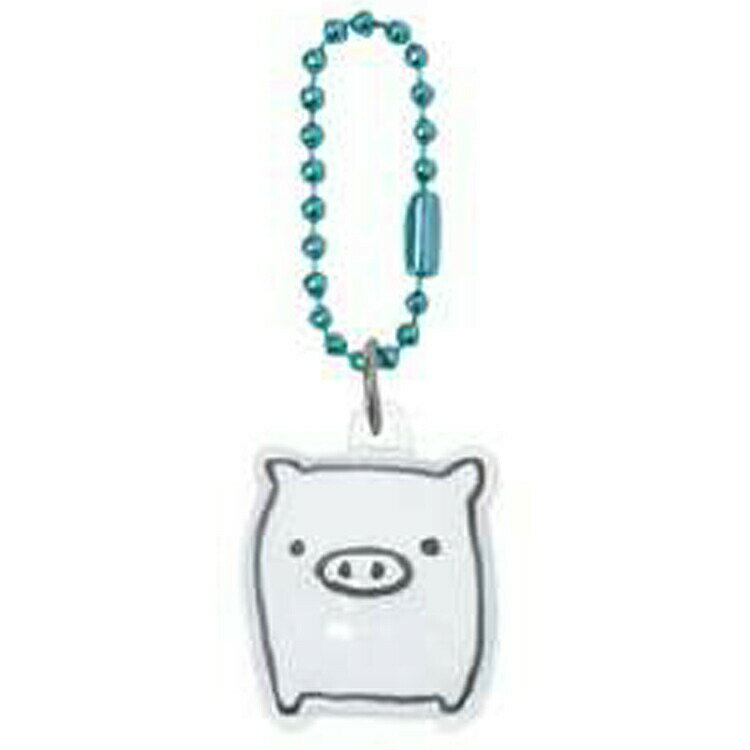 モノクロブー ぷっくりったいプチボールチェーン しろ 616663 サンエックス San-X