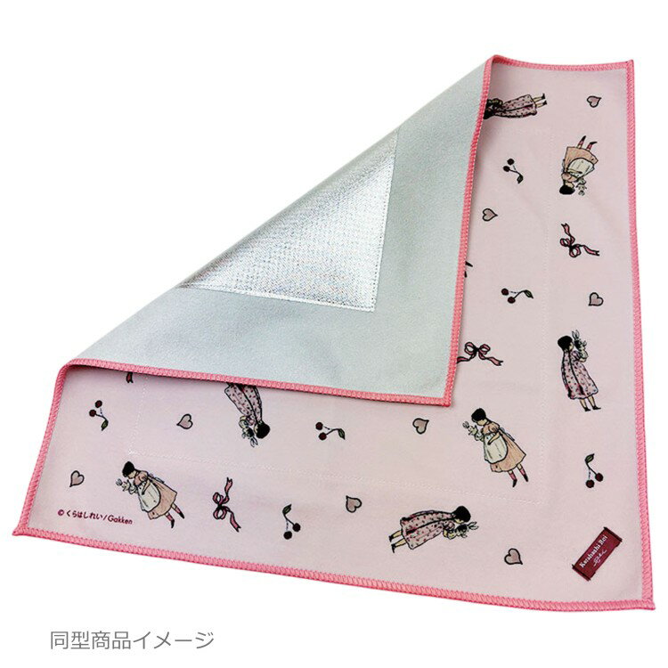 くらはしれい くっつく保冷ランチクロス YLW 995395 イラストレーター 絵本 レトロ