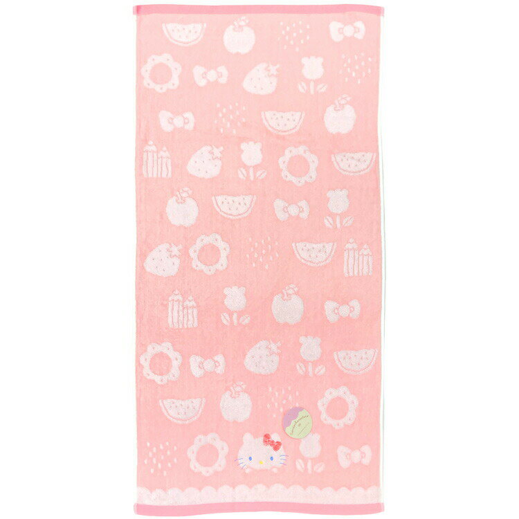 乐天商城 - ハローキティ コンパクトバスタオル 088226 ナチュラルソフト SANRIO サンリオ