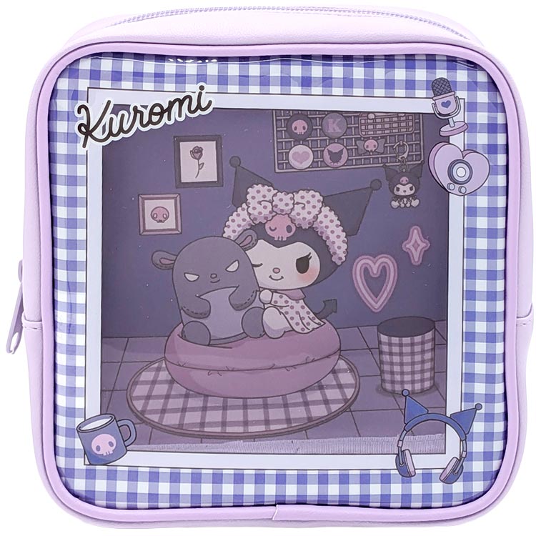 樂天商城 - クロミ 8203-473 ウィンドウポーチ KUROMI サンリオ