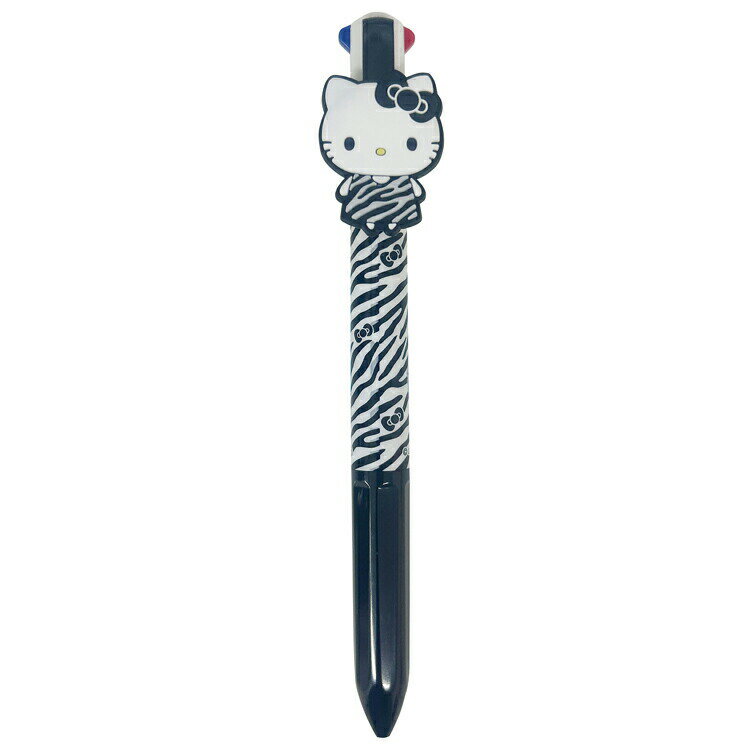 ハローキティ マスコット付き4色ボールペン ゼブラ 437148 ギャルキティ SANRIO サンリオキャラクターズ