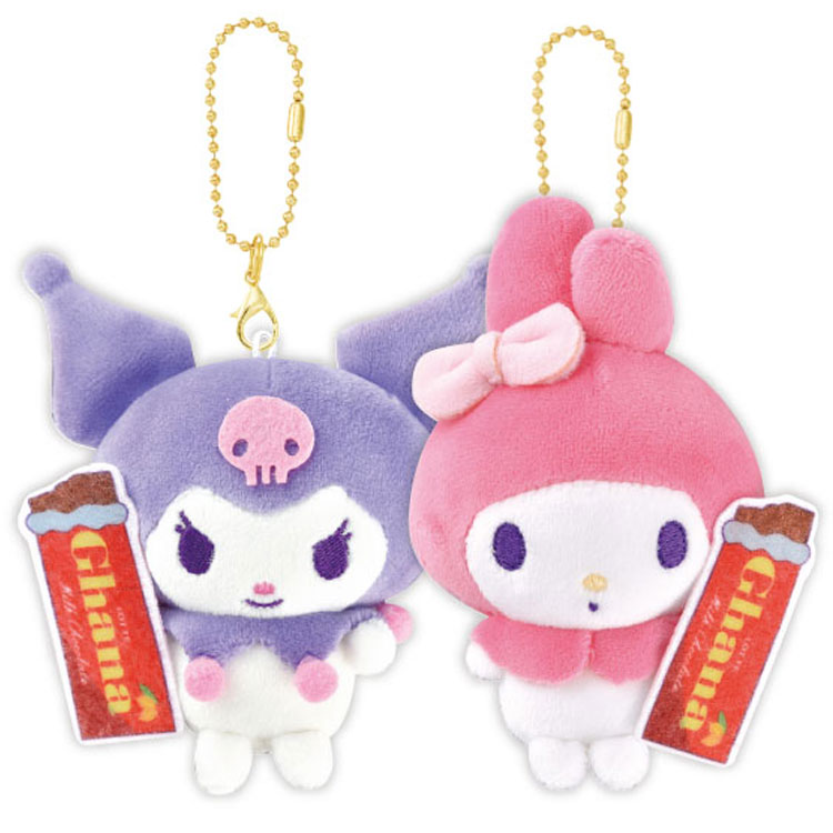 ロッテXサンリオキャラクターズ ニコぬいキーホルダー ガーナ×クロミ・マイメロディ 344261