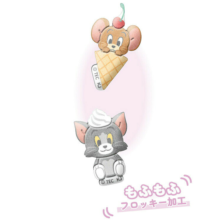 トムとジェリー フロッキードロップステッカー 076241 トムジェリ alphakids-10460304 キャラクターハウス キャロル サンプル画像2