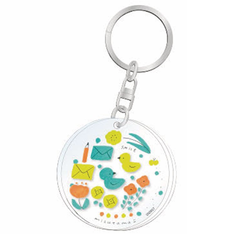 mizutama アクリルチャーム とりさん 041711 第4弾 消しゴムはんこ作家 みずたま