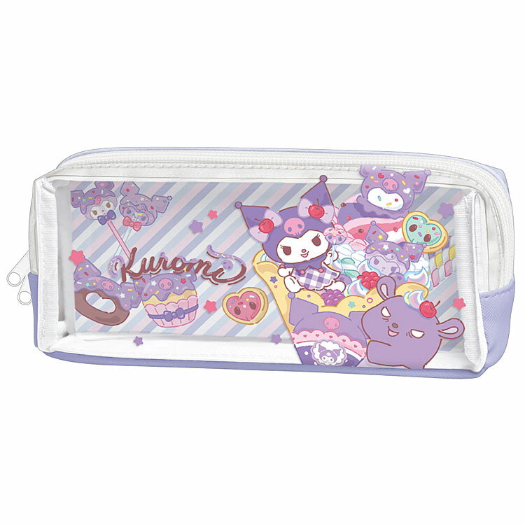 クロミ クリアツインファスナーペンケース 074490 SANRIO サンリオキャラクターズ
