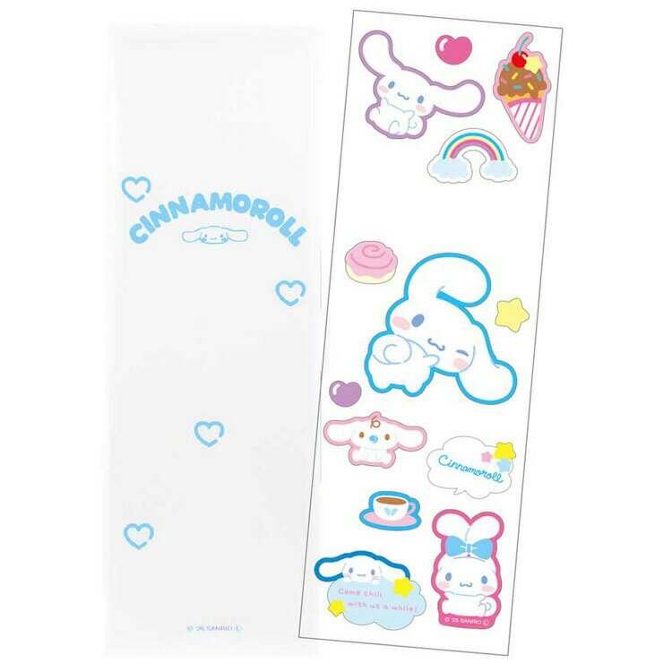 乐天商城 - シナモロール ステッカーデコプラペンケース 276370 SANRIO サンリオキャラクターズ