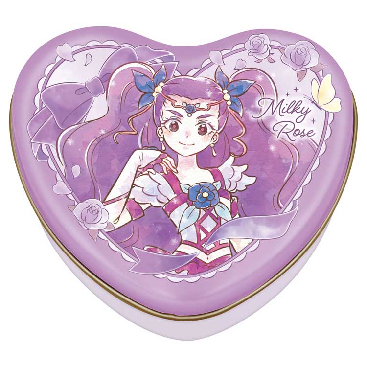 Yes!プリキュア5GoGo! ミニハート缶 F.ミルキィローズ 061911 お菓子ギフト ホワイトデー おかし 株式..