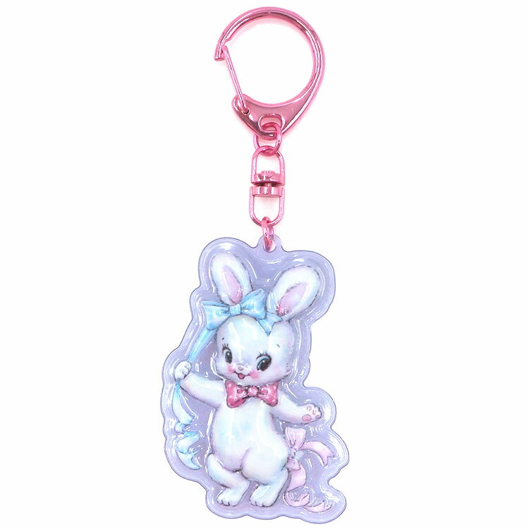 スイマー ぷっくりったいキーホルダー リバニー 588434 うさぎ