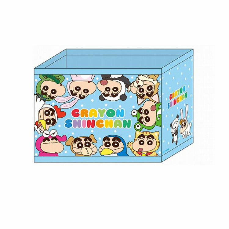 クレヨンしんちゃん 卓上ミニ収納ボックス アニマル 431832 水色