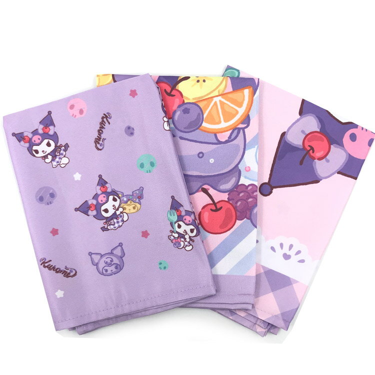 ジュラシックワールド　ランチーフ3枚セットキュートジュラシック　サウルス　ダイナソー　映画　恐竜　ランチクロス　敷物　ランチョンマット　マット　弁当包み　3枚入り　3枚組　雑貨　グッズ