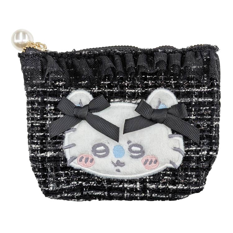 ちいかわ ツイードティッシュポーチ モモンガ 348736 リボンコスメ ギフト