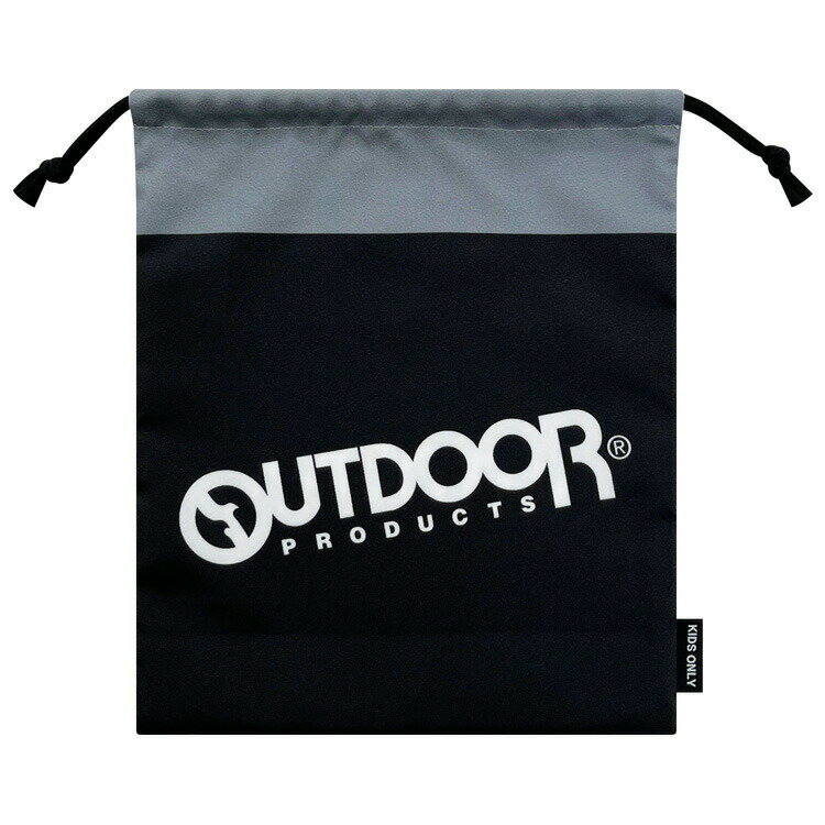 OUTDOOR 巾着中 黒 201291 アウトドアプロダクツ 入園入学