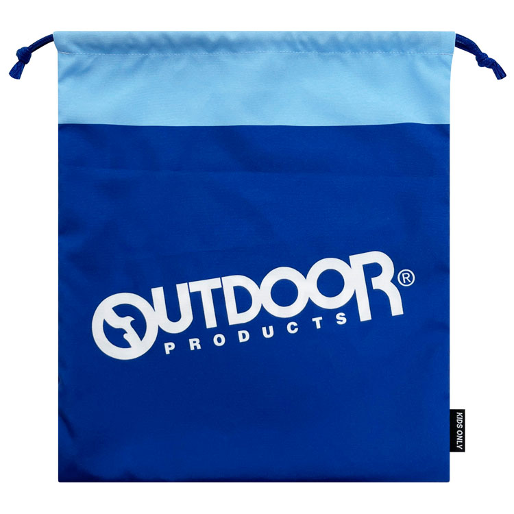 乐天商城 - OUTDOOR 巾着大 ブルー 201307 アウトドアプロダクツ 入園入学