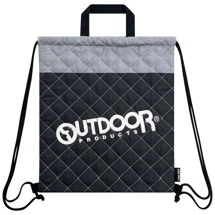 Other - OUTDOOR キルトナップサック 黒 201376 アウトドアプロダクツ 入園入学