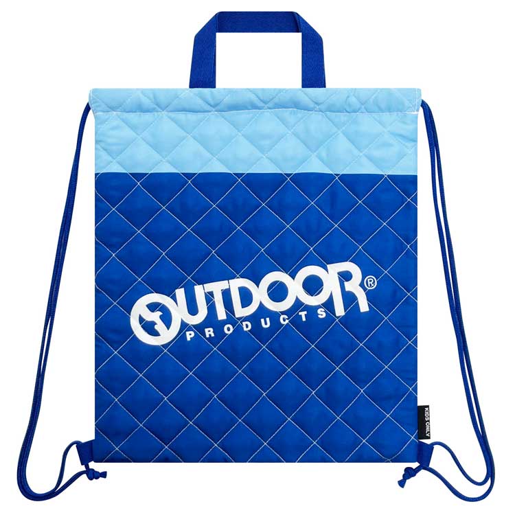 OUTDOOR キルトナップサック ブルー 201369 アウトドアプロダクツ 入園入学