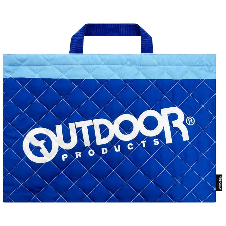 OUTDOOR キルトチャームバッグ ブルー 201383 アウトドアプロダクツ 入園入学 レッスンバッグ