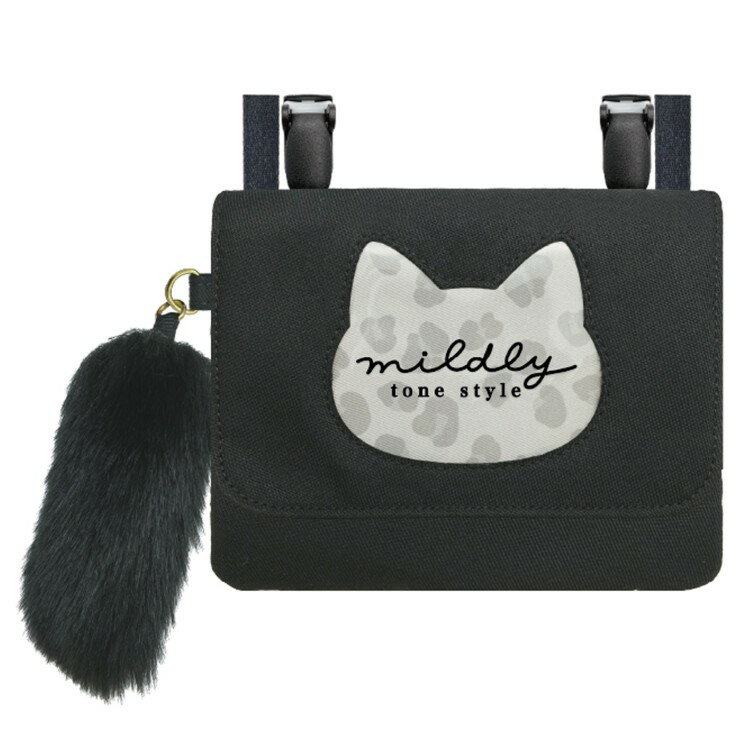 モノトーンキャット ワイドポシェットポケット 376033 マルチポケット